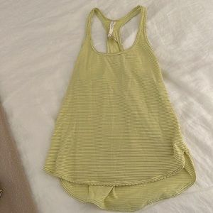 Lululemon Yellow Tank Top
